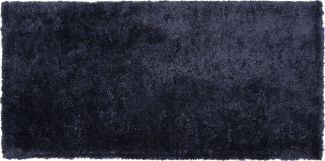 Teppich dunkelbau 80 x 150 cm Shaggy EVREN