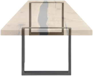 Tischgestell | 2 Stück | Rechteckig | 60x72 cm | Stahl - Dunkelgrau