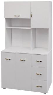 HTI-Line Hochschrank Küchenschrank Blanca (Stück, 1-St, 1x Schrank Blanca, ohne Dekoration) Küchenbuffet