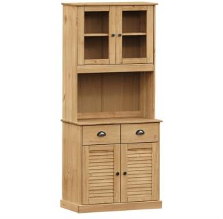 Highboard VIGO 78x40x175 cm Massivholz Kiefer