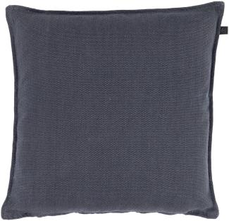 Overseas Canvas Kissen in Navy Blau, 60 x 60 cm