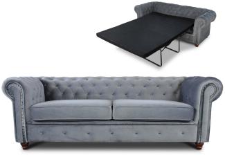 Sofnet Schlafsofa Asti 3 Bis, mit Schlaffunktion, Chesterfield Sofa 3-er, Sofagarnitur, Bettsofa