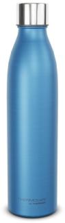 Thermos Bottle Isolierflasche Stahl 0,75 l Niagara Blue Mat
