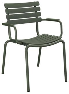 Outdoor Stuhl ReCLIPS grün Armlehnen Aluminium