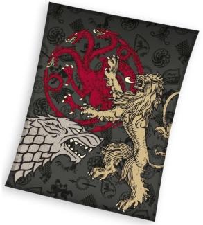 Game of Thrones Korallen Fleecedecke - 150 x 200 cm