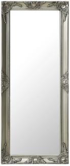 vidaXL Wandspiegel im Barock-Stil 50 x 120 cm Silbern