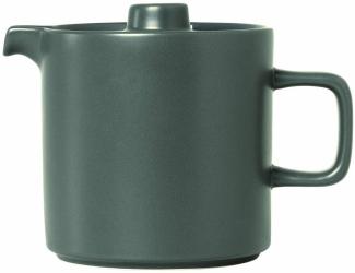 Blomus Teekanne Pilar, Kanne, Teebehälter, Henkelkanne, Keramik, Pewter, 1 L, 63999