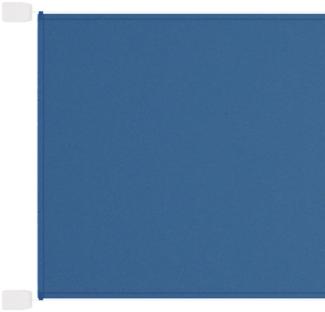 vidaXL Senkrechtmarkise Blau 140x420 cm Oxford-Gewebe