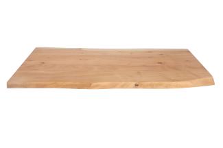 Tischplatte Baumkante Akazie Natur 100 x 60 cm CURT 76574629