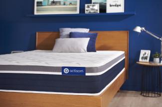 Actiflex confort matratze 80x190cm, Taschenfederkern und Memory-Schaum, Härtegrad 3, Höhe :26 cm, 7 Komfortzonen