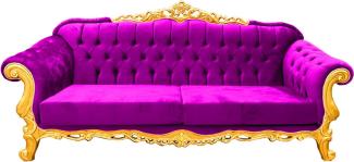 Casa Padrino Luxus Barock Sofa - Verschiedene Farben - Prunkvolles handgefertigtes Wohnzimmer Sofa - Barock Wohnzimmer Möbel