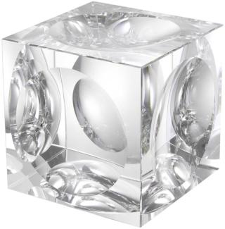 Casa Padrino Designer Deko Objekt Kristallglas Würfel 15 x 15 x H. 15 cm - Luxus Qualität