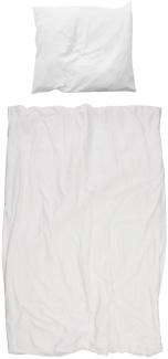 Snurk Bettbezug Unsichtbarer Mann, 140 x 200/220 cm Weiß