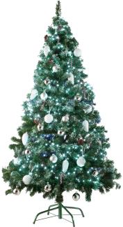 Künstlicher Weihnachtsbaum - 180 cm, 705 Spitzen und Zapfen grün