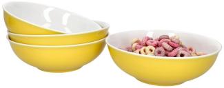 4er Set Doppio Schalen Ø 18 cm Gelb Snack-Schüssel Dessert-Bowl Ritzenhoff