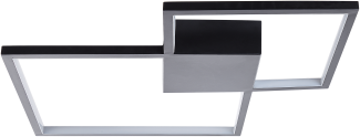 'Oksu' Deckenleuchte Schwarz Aluminium / Kunststoff für Wohnzimmer für Salon für Flur für Schlafzimmer