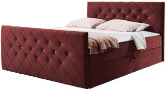 Boxspringbett Utren (Amor Velvet 4306, Größe: 160x200 cm)