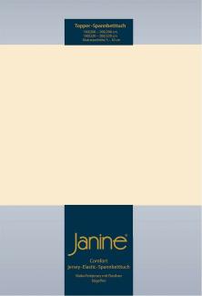 Janine Topper Comfort Jersey Spannbetttuch | 180x200 cm - 200x220 cm | leinen