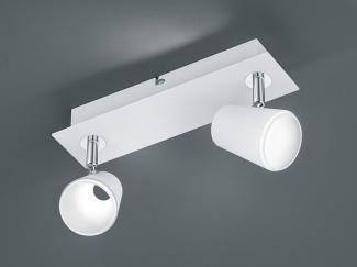 Trio Narcos A+ Deckenstrahler, LED, 2x6W, 2x550lm, weiß matt (873170231)