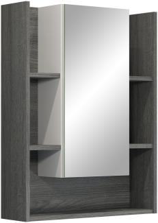 Badezimmerspiegelschrank >Daily< in Weiß Hochglanz - 60x77x18 (BxHxT)
