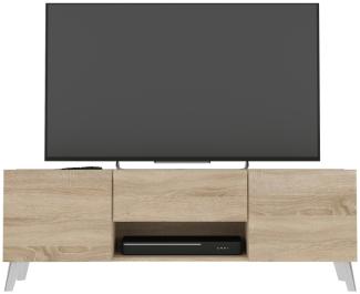 Lowboard stehend / hängend montierbar BRIGHTON Hifi TV Eiche Sägerau Sonoma ca. 140 x 35 x 35 cm