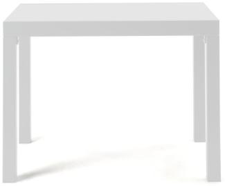 Gartentisch ausziehbar Sofy 100/200x70x75 cm weiß