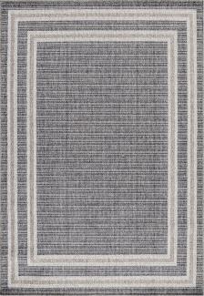 Outdoor Teppich Alessio rechteckig - 240x340 cm - Grau