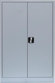 Stahl-Aktenschrank Metallschrank abschließbar Büroschrank Stahlschrank 120 x 92,5 x 42,2cm Grau 530320