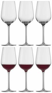Eisch Rotweinglas 6er Set Vinezza, Rotweingläser, Kristallglas, 430 ml, 25507020