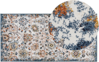 Teppich mehrfarbig 80 x 150 cm abstraktes Muster AKORI