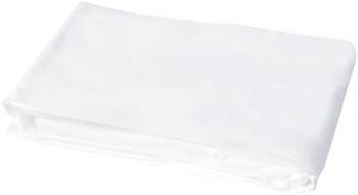 Bettlaken Betttuch Spannbettlaken 100% Baumwolle 160x200 cm weiß