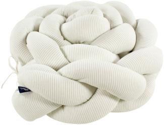Alvi Nestchenschlange geflochten 170 cm Organic Cotton Smoky Stripe