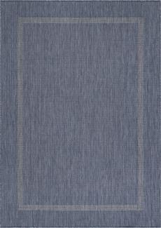 Outdoor Teppich Renata rechteckig - 120x170 cm - Blau