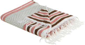 Beliani 'Magar' Kuscheldecke, beige, 130 x 170 cm