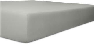 Kneer Superior-Stretch Spannbetttuch 2N1 mit 2 verschiedenen Liegeflächen Qualität 98 Farbe schiefer 180x200-200x220 cm