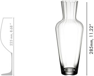 Riedel Mosel Dekanter, Weindekanter, Glasdekanter, Weinkaraffe, Kristallglas, 1. 32 L, 1419/03