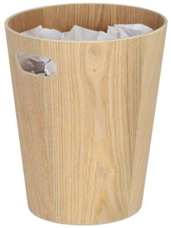 Runder Papierkorb aus Holz 10042712