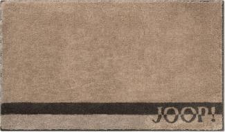 JOOP! Badteppich 141 LOGO STRIPES Sand 70 x 120 cm