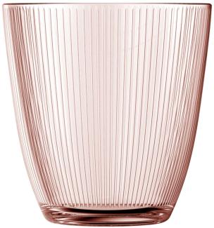 Becher Luminarc Concepto Stripy Rosa Glas (310 Ml) (6 Stück)