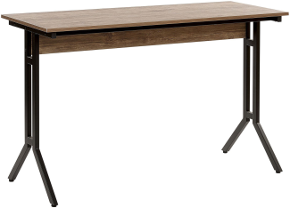 Schreibtisch dunkler Holzfarbton 120 x 48 cm CREEK