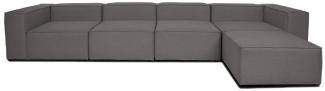 HOME DELUXE Modulares Sofa VERONA Anthrazit - Größe Verona: XL