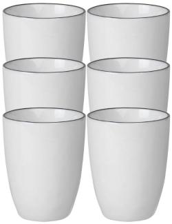 Broste Copenhagen SALT Espresso Becher ohne Henkel 0,1 l Set6