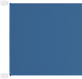 vidaXL Senkrechtmarkise Blau 140x800 cm Oxford-Gewebe