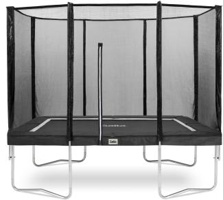 Salta 'Combo' Trampolin, schwarz, rechteckig, 305 x 214 cm, ab 5 Jahren, maximal belastbar bis 150 kg, inkl. Sicherheitsnetz