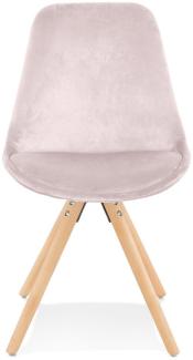 Kokoon Design Stuhl Jones Pink und Natur