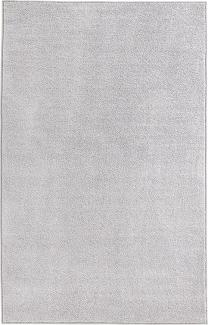 Kurzflor Teppich Pure Uni Grau - 80x150x1,3cm
