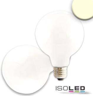 ISOLED E27 LED Globe G95, 8W, 360°, milky, warmweiß, dimmbar