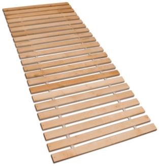 Betten-ABC Premium Rollrost, Stabiles Erlenholz, mit 23 Leisten und Befestigungsschrauben Größe 120x200