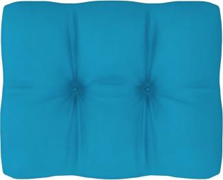 vidaXL Palettensofa-Kissen Blau 50x40x12 cm