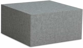 Couchtisch MONOBLOC 60x60x30 cm in Beton-Optik Grau